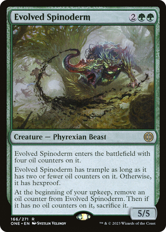 Evolved Spinoderm [Phyrexia: All Will Be One] Foil