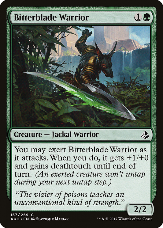 Bitterblade Warrior [Amonkhet] Foil
