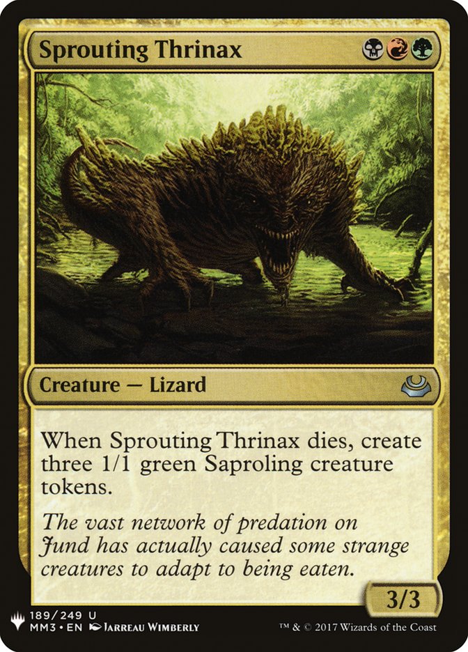 Sprouting Thrinax [Mystery Booster] | Silver Goblin