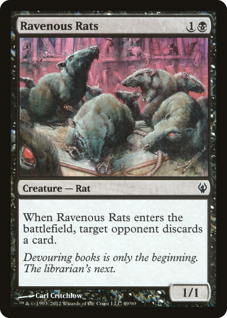 Ravenous Rats [Duel Decks: Izzet vs. Golgari] | Silver Goblin