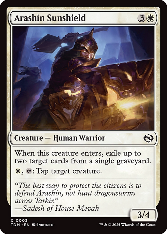 Arashin Sunshield (003) - Tarkir: Dragonstorm