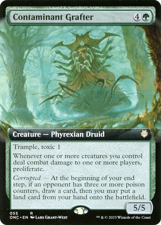 Contaminant Grafter (Extended Art) [Phyrexia: All Will Be One Commander] Foil