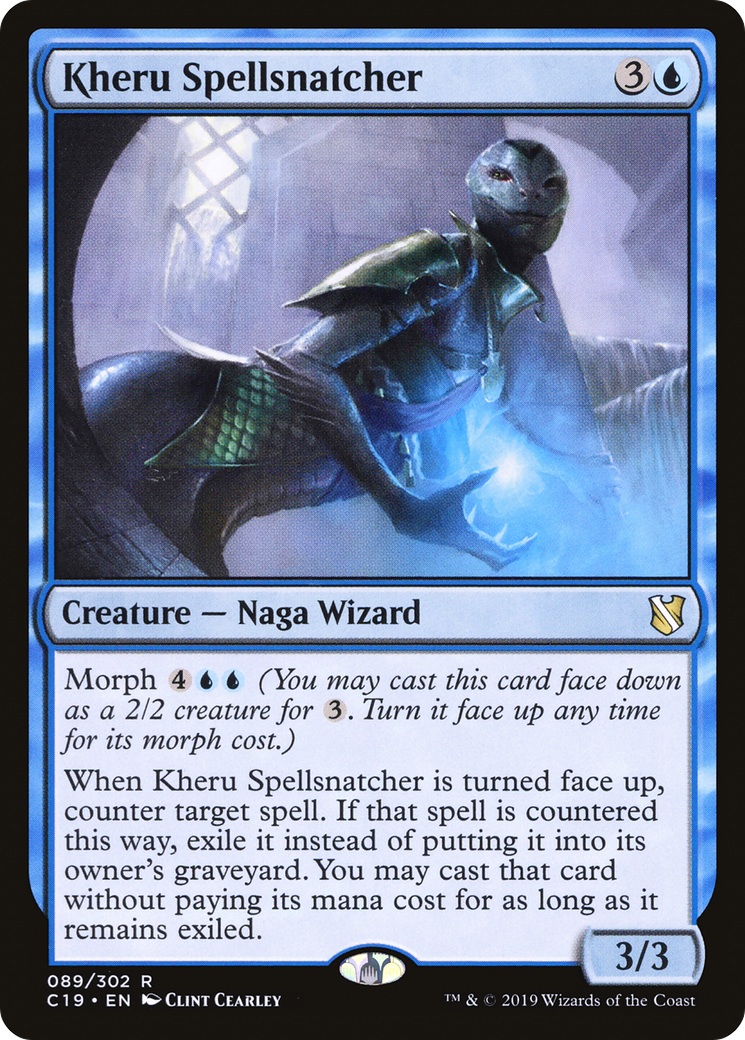 Kheru Spellsnatcher [Commander 2019] | Silver Goblin