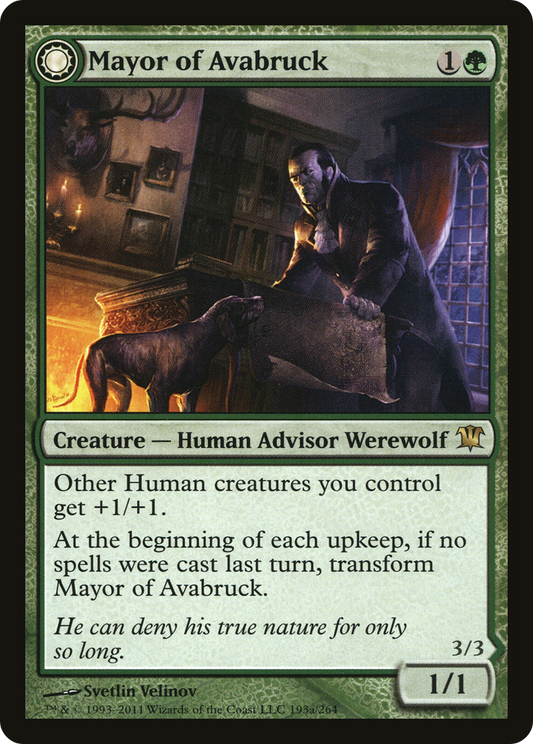 Mayor of Avabruck // Howlpack Alpha [Innistrad] Foil