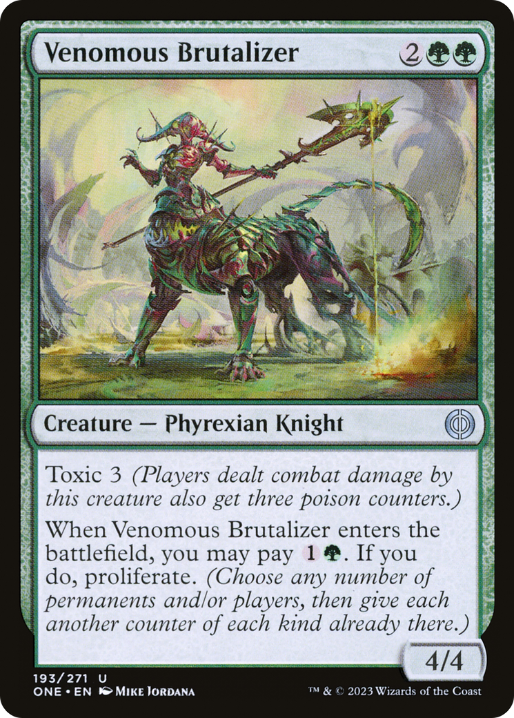 Venomous Brutalizer [Phyrexia: All Will Be One] Foil