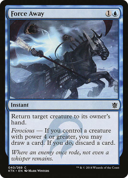 Force Away [Khans of Tarkir] Foil