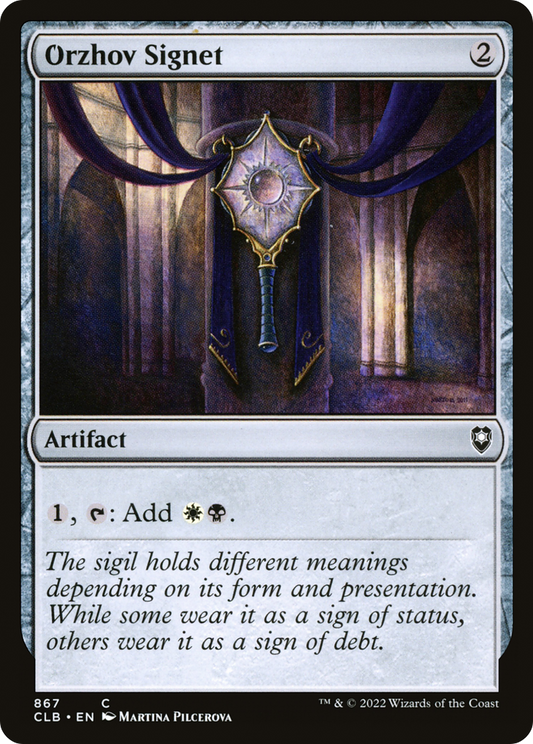 Orzhov Signet [Commander Legends: Battle for Baldur's Gate]