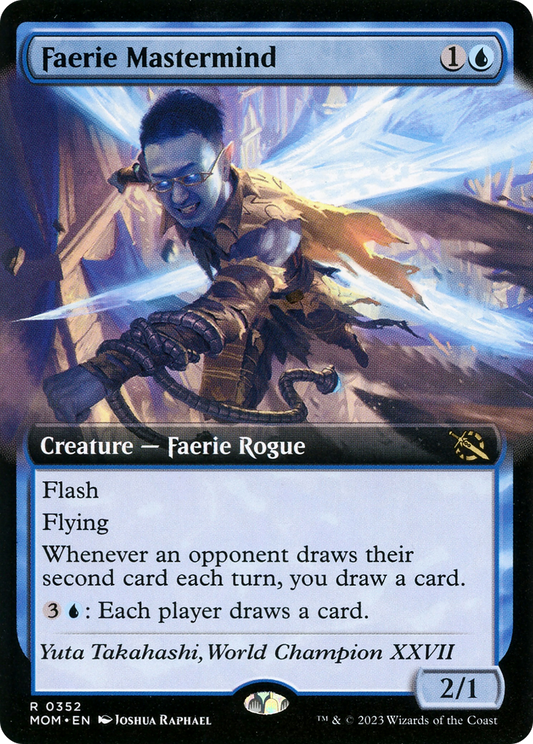 Faerie Mastermind (Extended Art) [March of the Machine] Foil