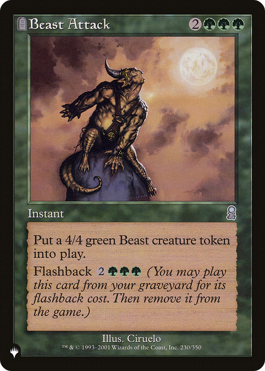 Beast Attack: (tombstone) (ODY-230)