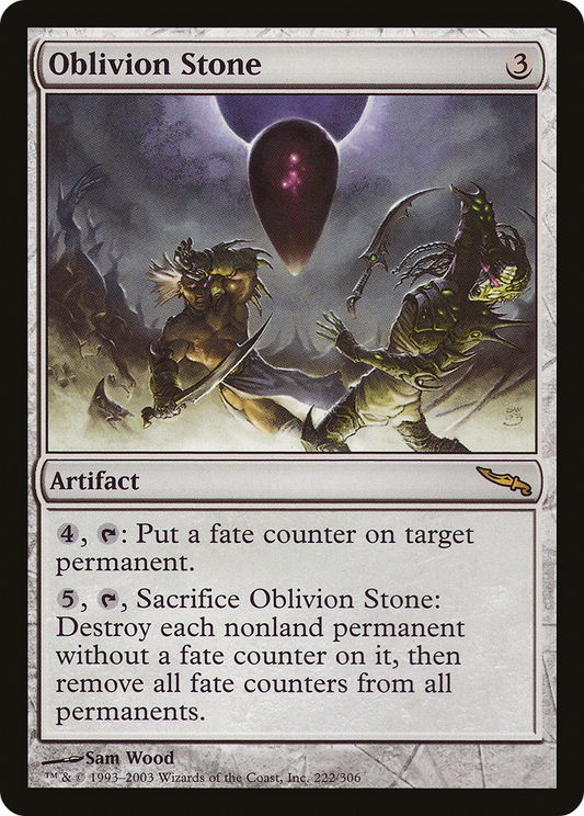Oblivion Stone [Mirrodin] Foil