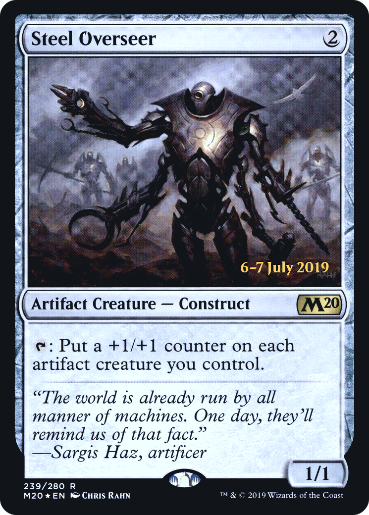 Steel Overseer [Core Set 2020 Prerelease Promos] | Silver Goblin