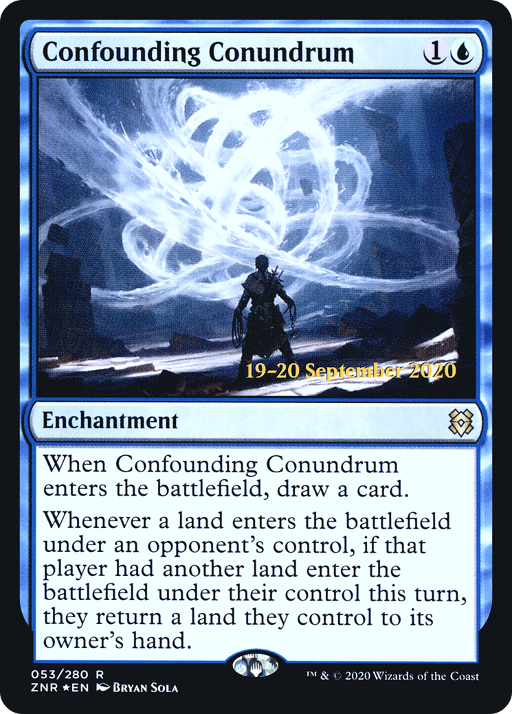 Confounding Conundrum [Zendikar Rising Prerelease Promos] | Silver Goblin