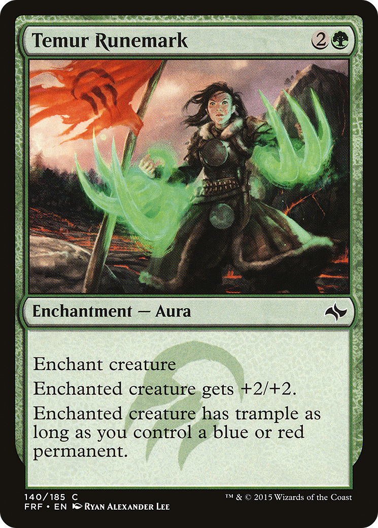 Temur Runemark [Fate Reforged] Foil