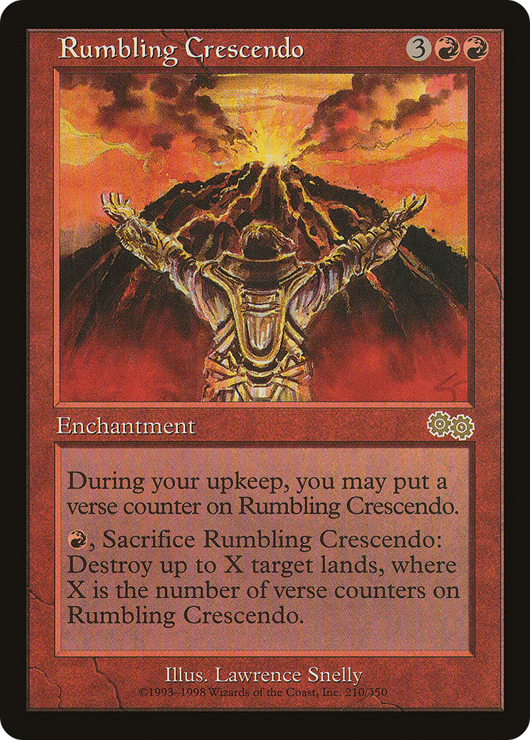 Rumbling Crescendo [Urza's Saga] | Silver Goblin