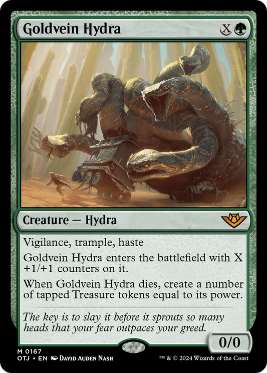 Goldvein Hydra [Outlaws of Thunder Junction] Foil