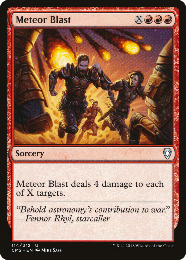 Meteor Blast (114) - Commander Anthology Volume II