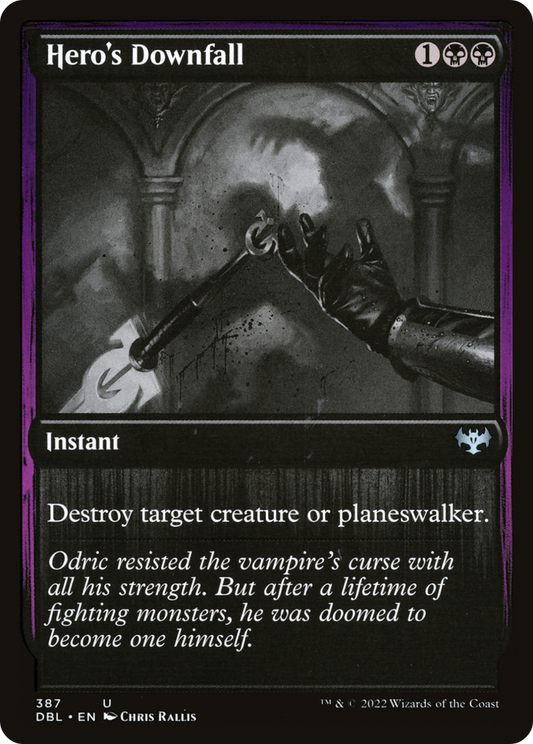 Hero's Downfall [Innistrad: Double Feature] Foil