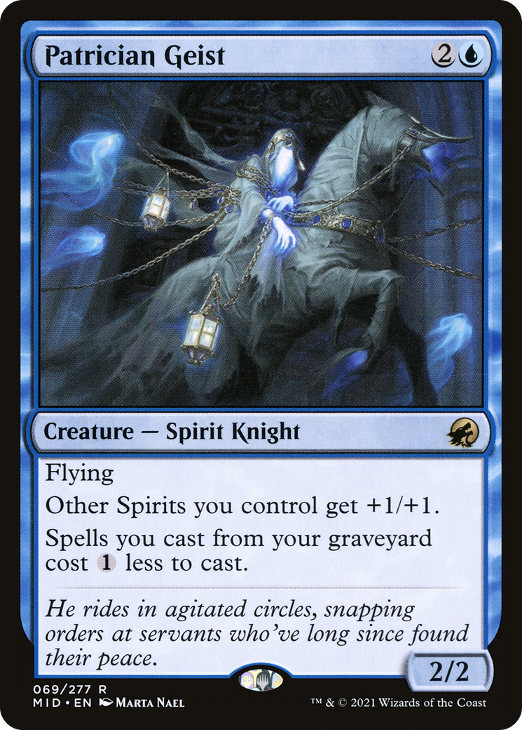 Patrician Geist [Innistrad: Midnight Hunt] | Silver Goblin