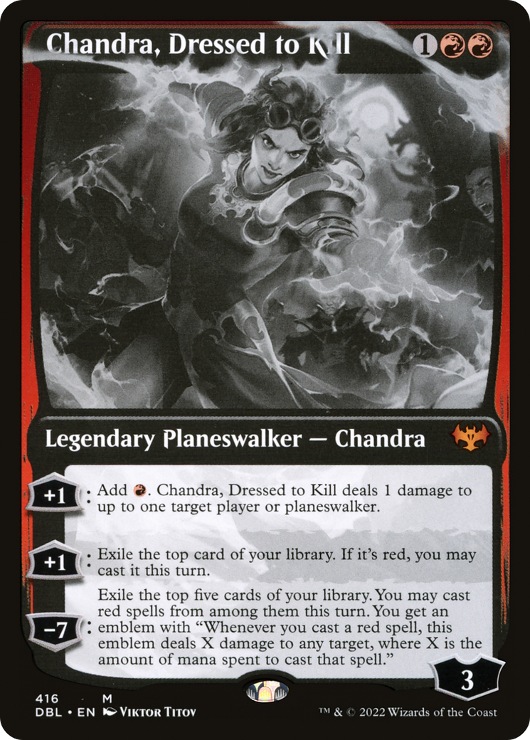 Chandra, Dressed to Kill [Innistrad: Double Feature] | Silver Goblin