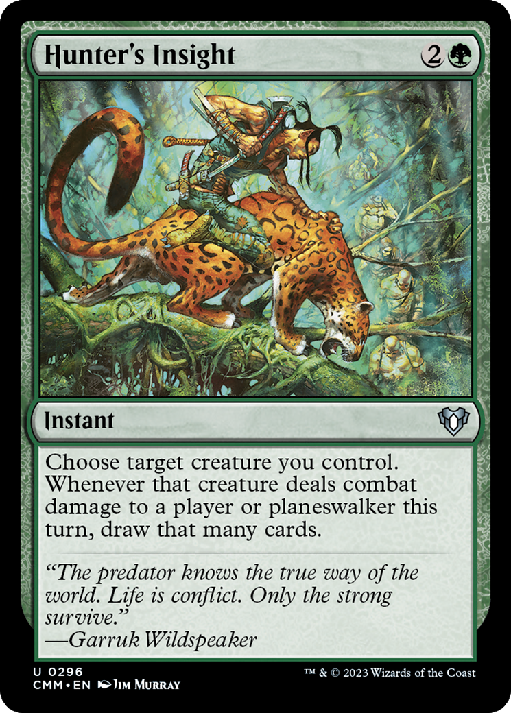 Hunter's Insight [Commander Masters] Foil