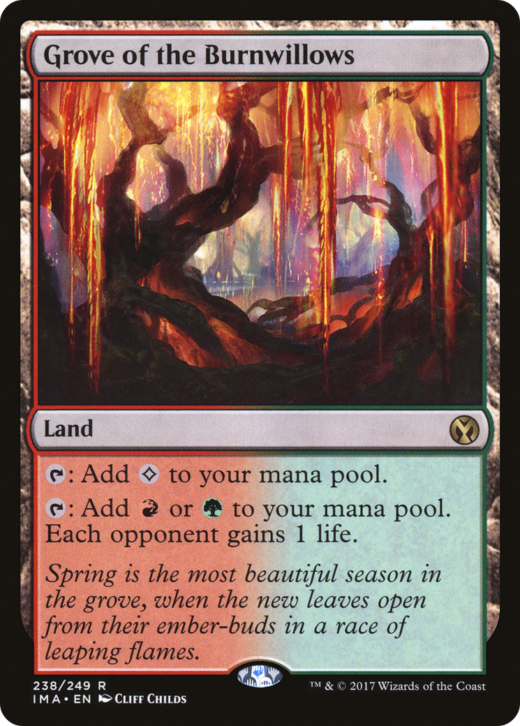 Grove of the Burnwillows (238) Foil - Iconic Masters