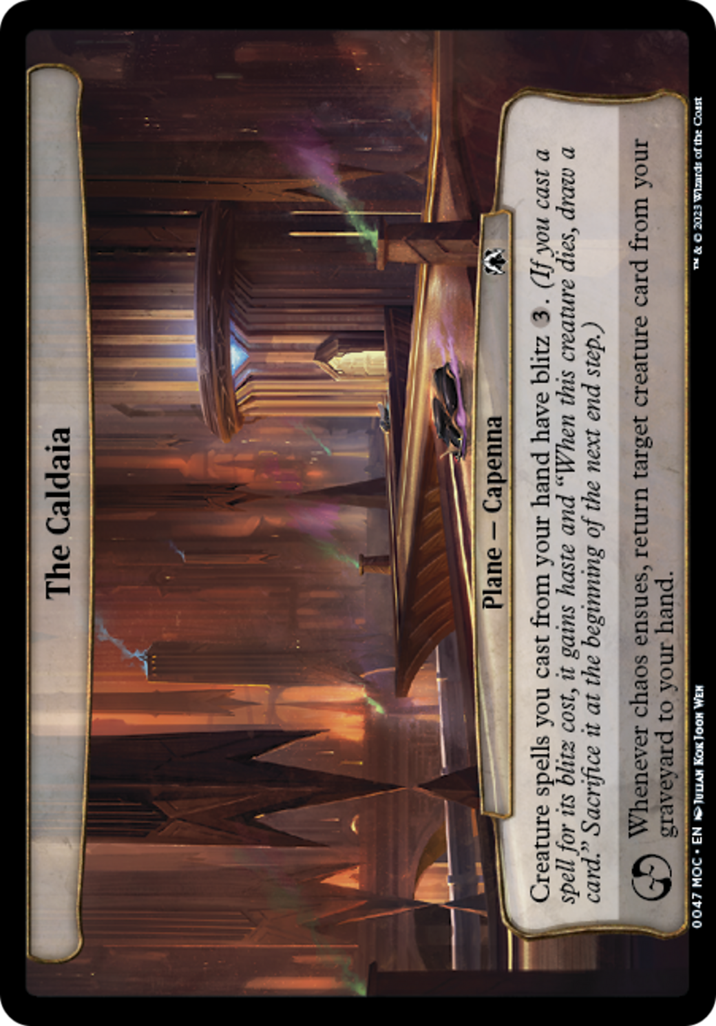 The Caldaia (047) - March of the Machine Commander
