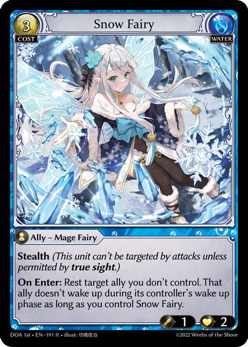 Snow Fairy (191) [Dawn of Ashes: 1st Edition] Foil
