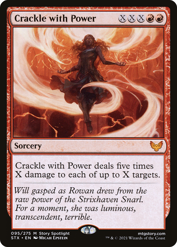 Crackle with Power [Strixhaven: School of Mages] Foil