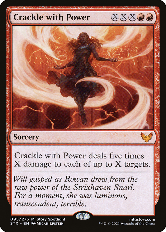 Crackle with Power [Strixhaven: School of Mages] Foil