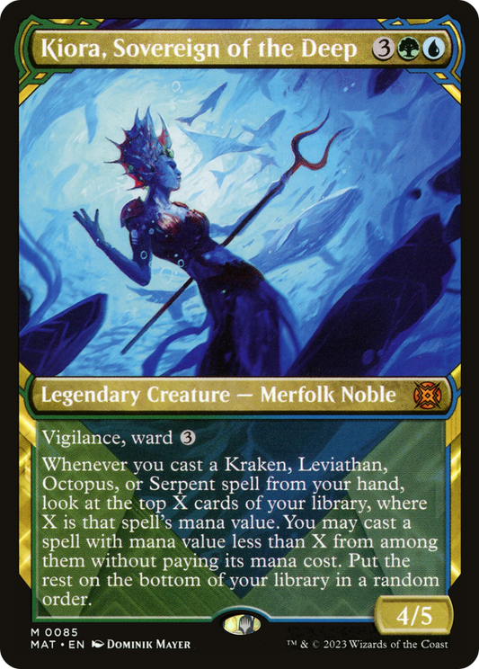 Kiora, Sovereign of the Deep (Showcase) [March of the Machine: The Aftermath] Foil