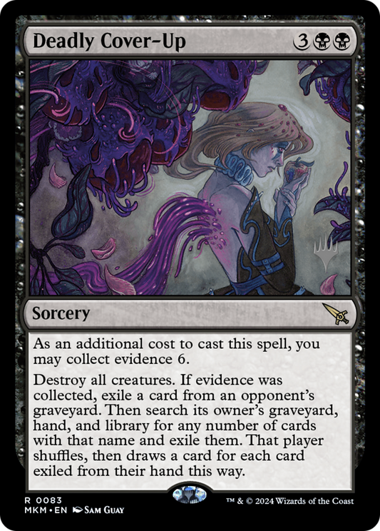 Deadly Cover-Up (Promo Pack) [Murders at Karlov Manor Promos] Foil