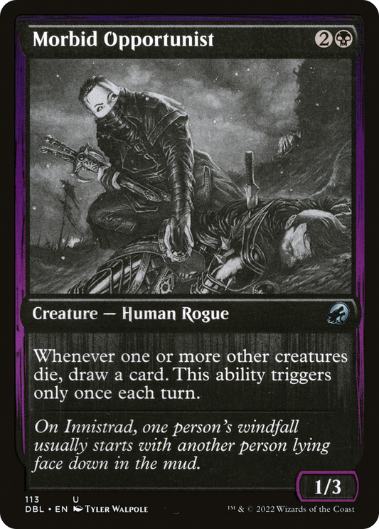 Morbid Opportunist [Innistrad: Double Feature] Foil