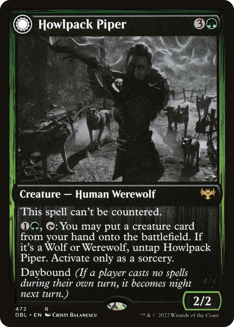 Howlpack Piper // Wildsong Howler [Innistrad: Double Feature] | Silver Goblin