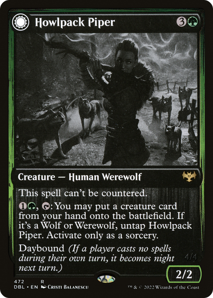 Howlpack Piper // Wildsong Howler [Innistrad: Double Feature]