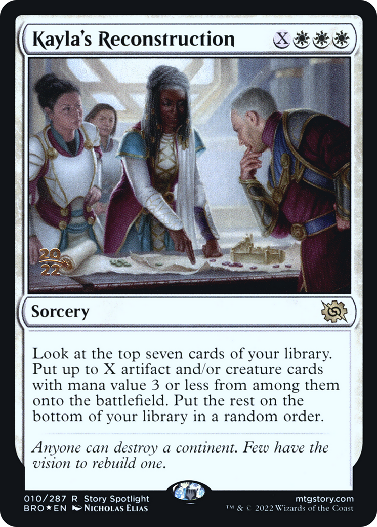 Kayla's Reconstruction [The Brothers' War Prerelease Promos]