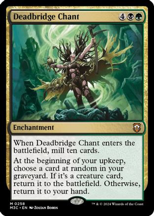 Deadbridge Chant (258) Ripple Foil - Commander: Modern Horizons 3