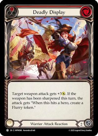 Deadly Display (Red) (MPW080) - Mastery Pack Warrior