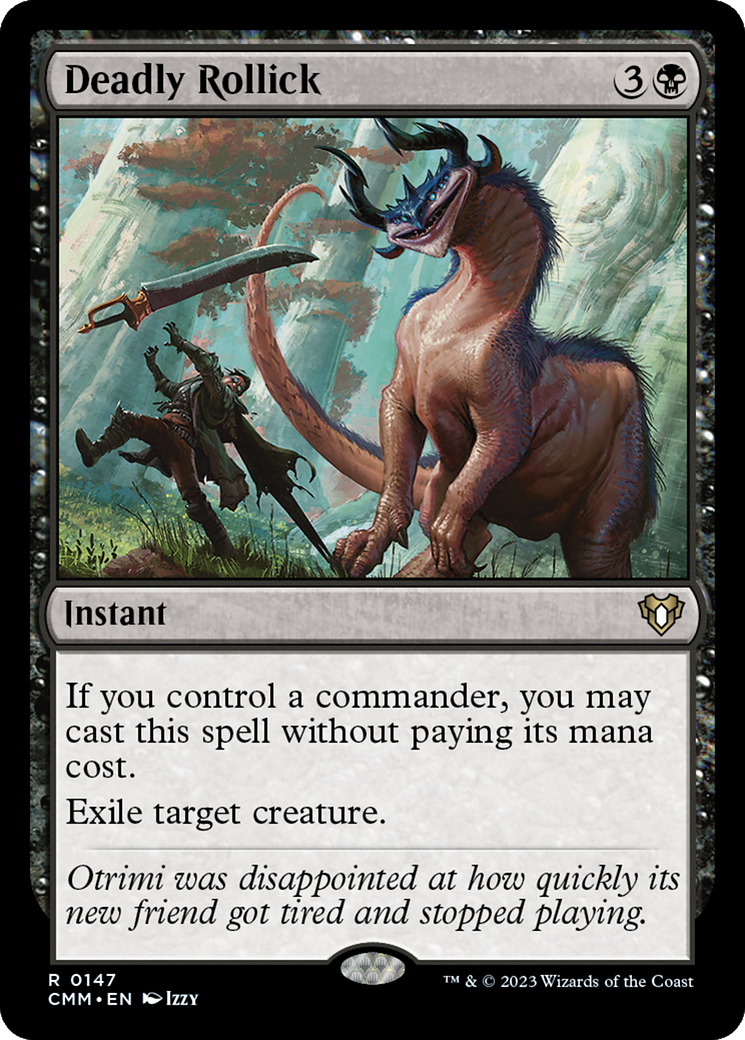Deadly Rollick (147) Foil - Commander Masters