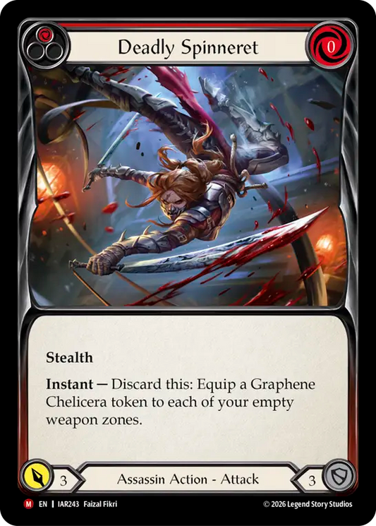 Deadly Spinneret (Red) (IAR243) - Usurp the Shadow Throne