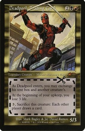 Deadpool, Trading Card (7127) Foil - Secret Lair Drop Series