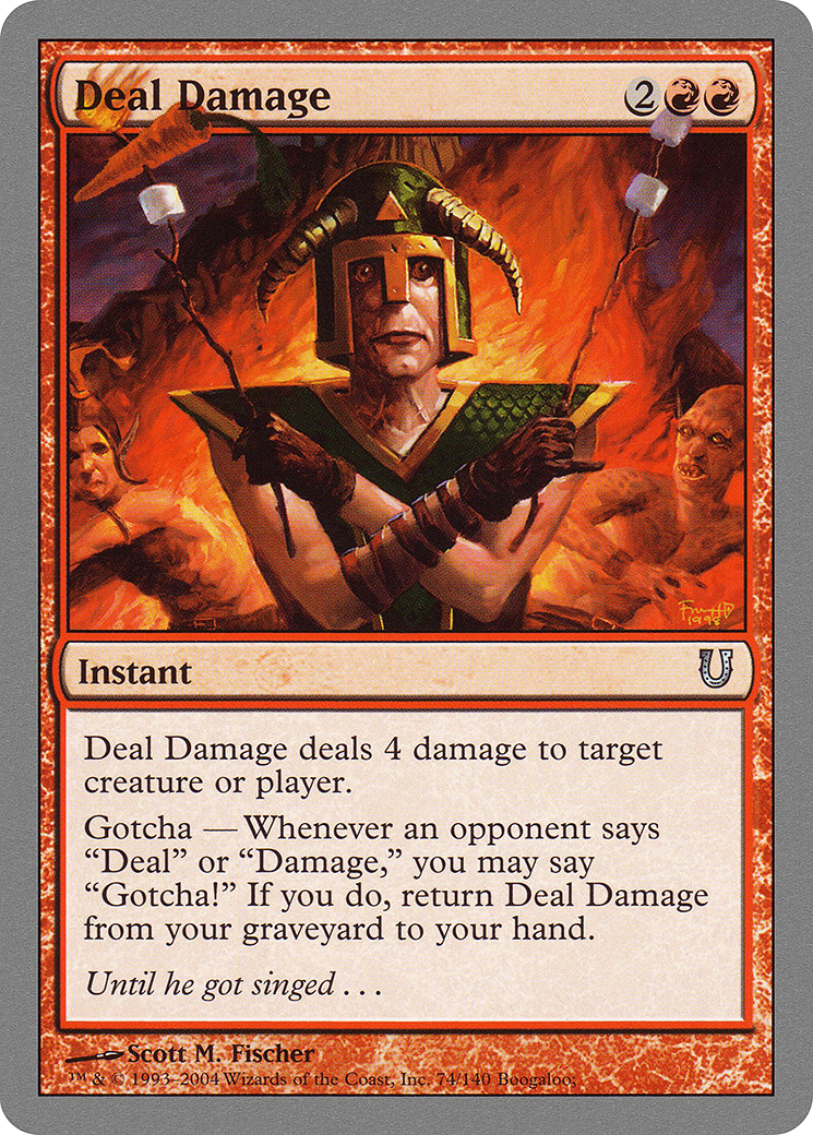 Deal Damage (074) Foil - Unhinged
