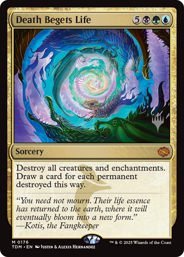 Death Begets Life (Promo Pack) (176) Foil - Tarkir: Dragonstorm