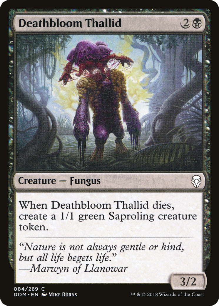 Deathbloom Thallid (084) - Dominaria Foil