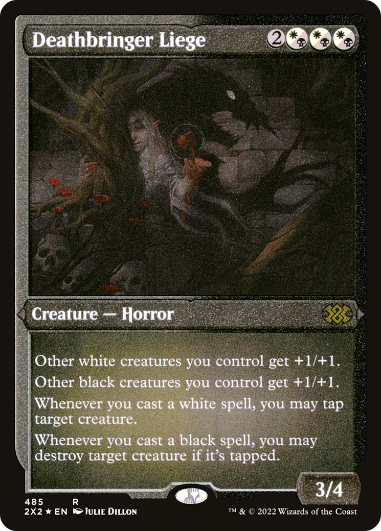 Deathbringer Liege (485) Etched Foil - Double Masters 2022
