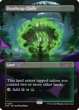 Deathcap Glade (Borderless) (301) - Secrets of Strixhaven