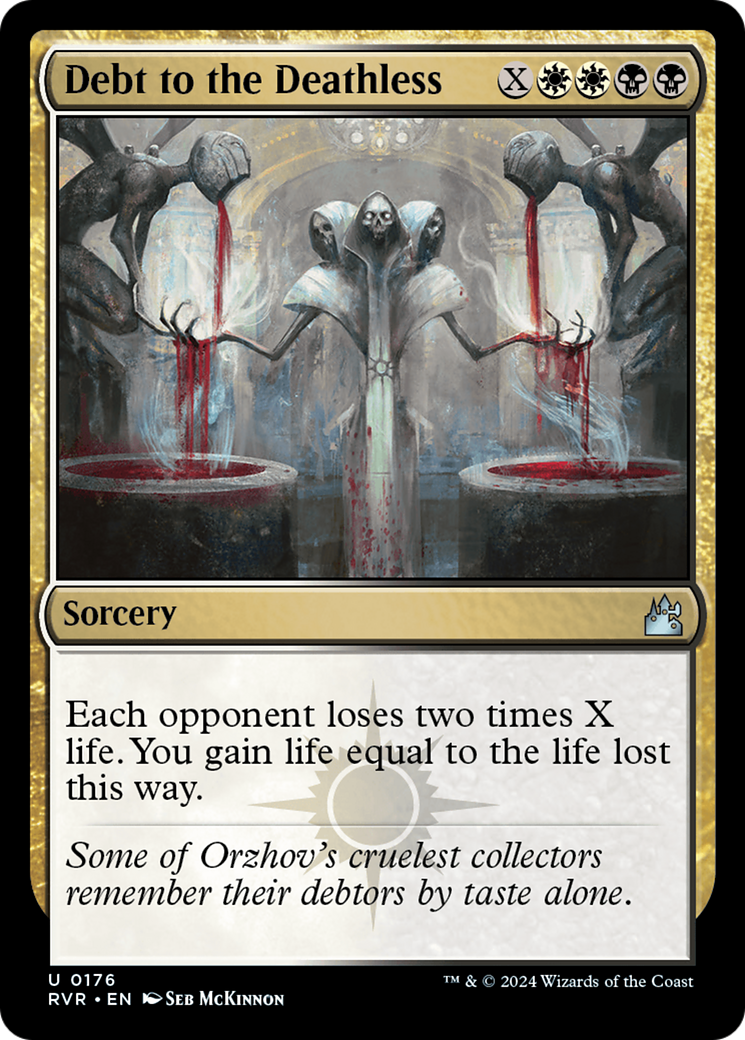 Debt to the Deathless (176) Foil - Ravnica Remastered