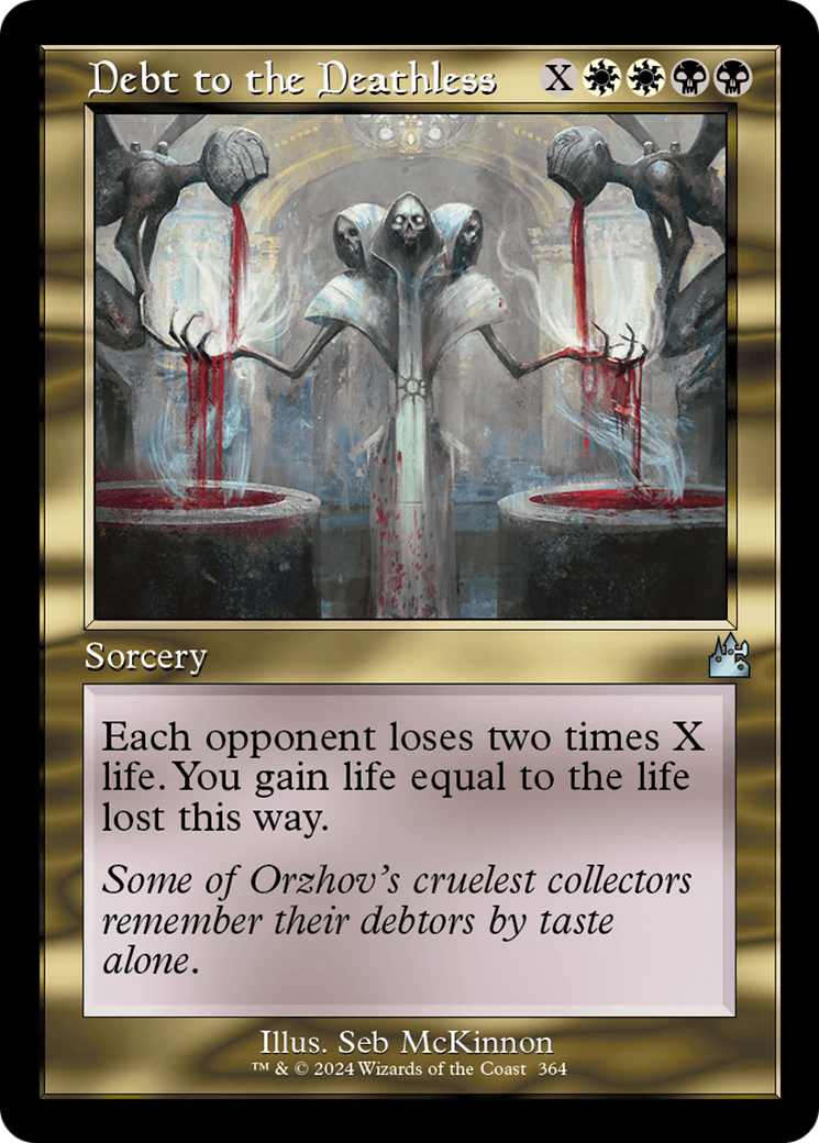 Debt to the Deathless (Retro) (364) Foil - Ravnica Remastered