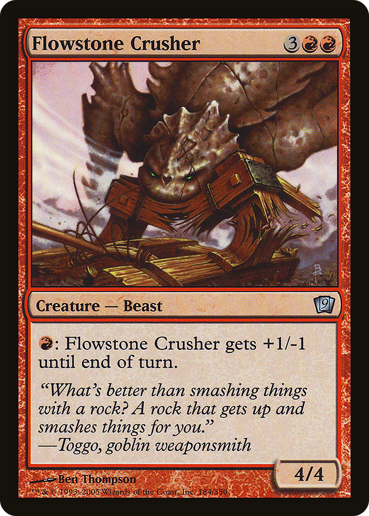 Flowstone Crusher (184) - Ninth Edition
