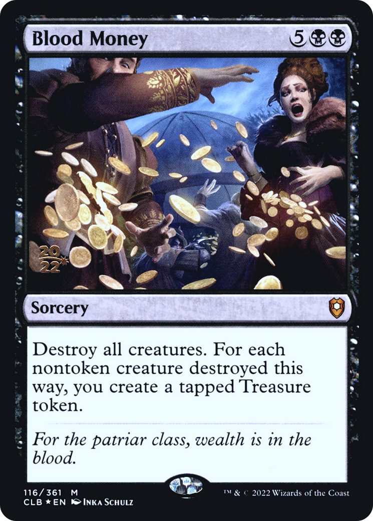 Blood Money [Commander Legends: Battle for Baldur's Gate Prerelease Promos] | Silver Goblin