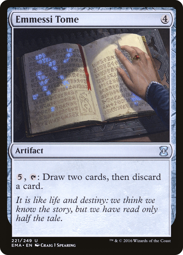 Emmessi Tome (221) Foil - Eternal Masters